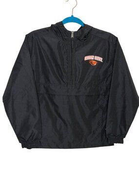 Champion OSU Oregon State Beaver Windbreaker Jacket 1/2 Zip Boy 7 8